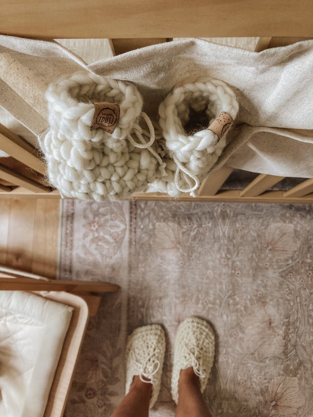 Ensemble cadeau : Pantoufles MAMAN & BÉBÉ