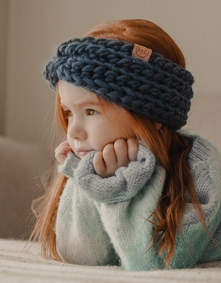 Bandeaux de laine Torsadés