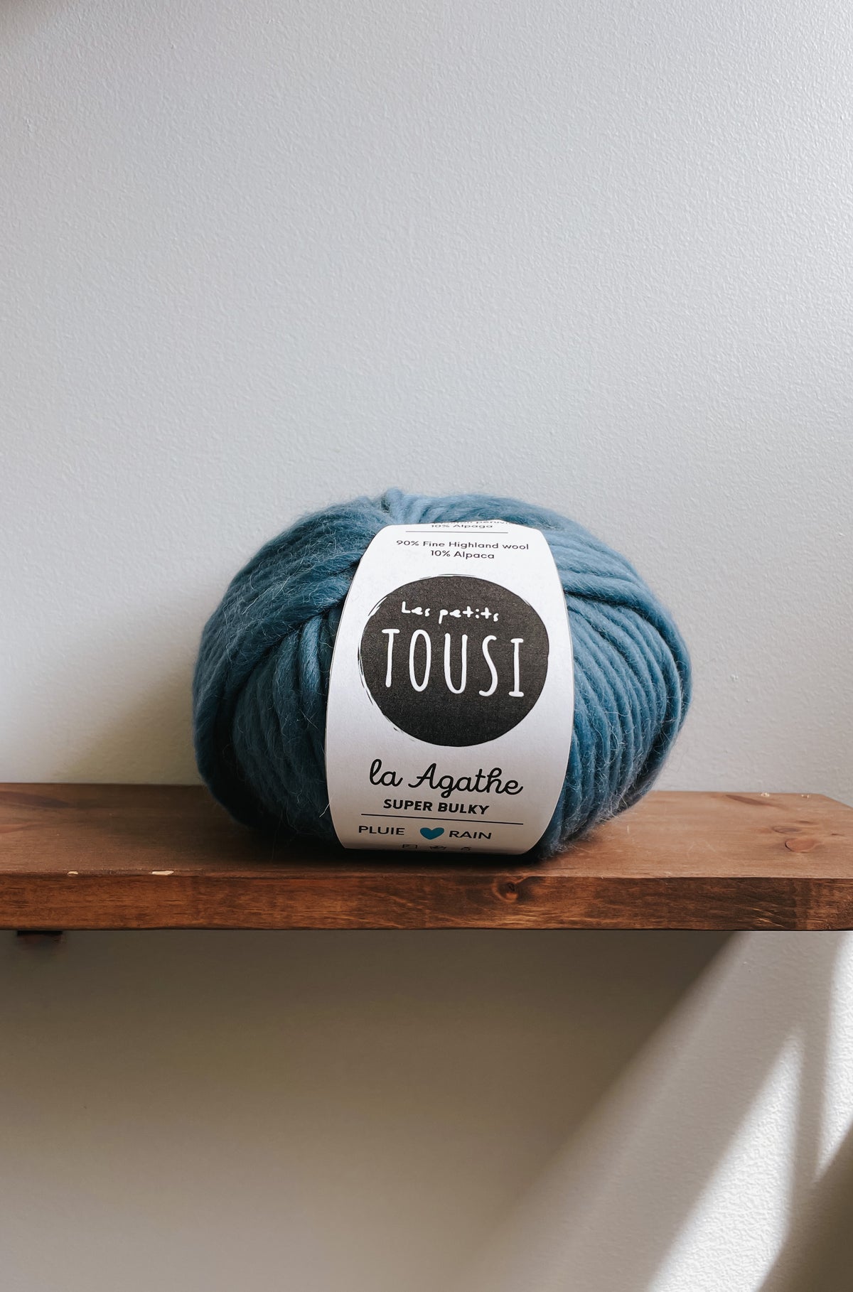 Super bulky natural wool LA AGATHE