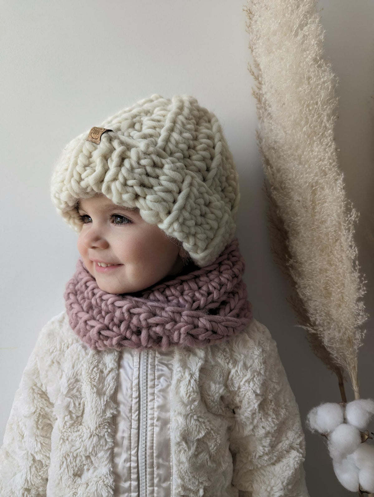 Cache cou en laine torsadé LÉON - Précommande - Les petits Tousi