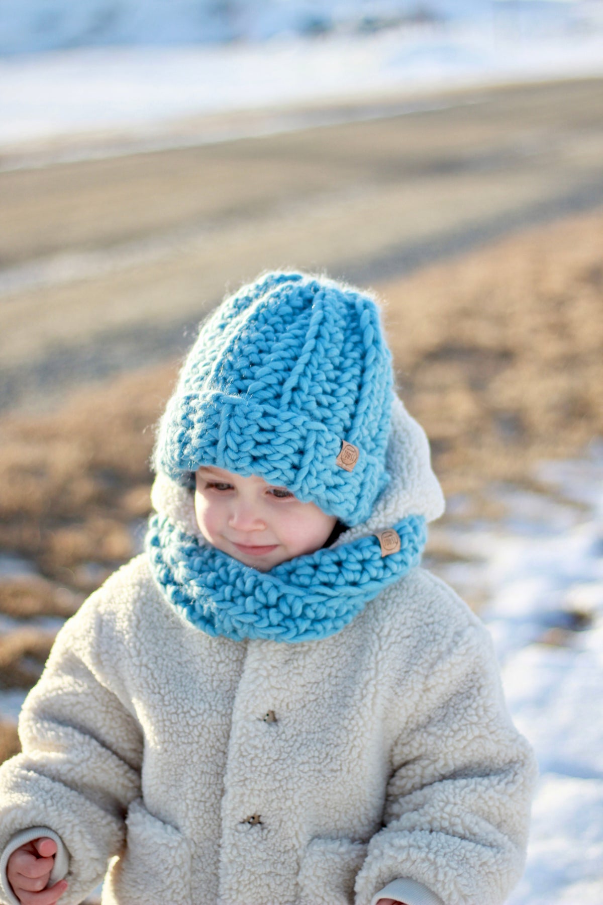 Cache cou en laine torsadé LÉON - Précommande - Les petits Tousi