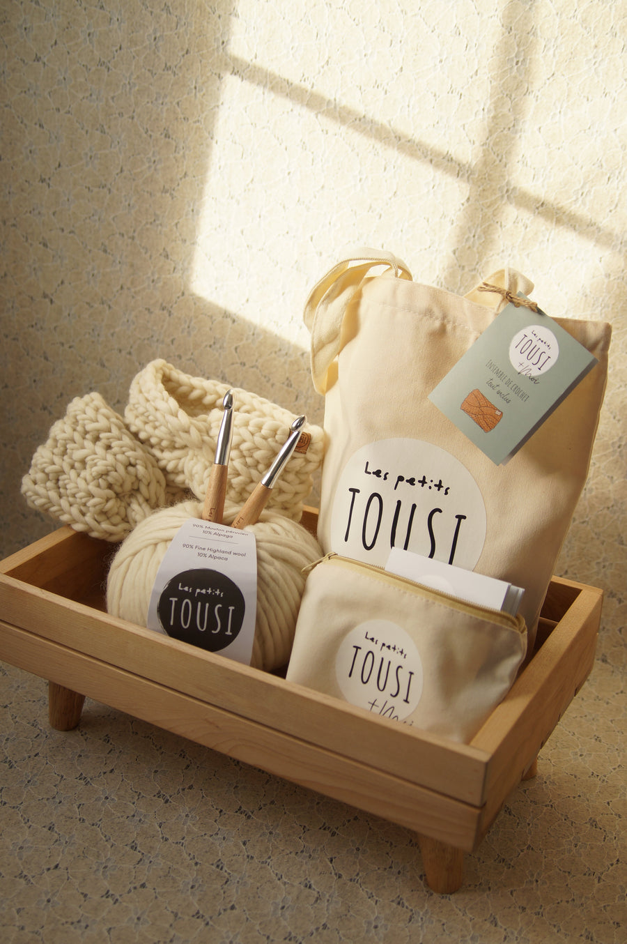 KIT, Laine et accessoires de confection