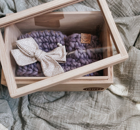 Boîtes souvenir en bois pour bébé et enfants – Les petits Tousi